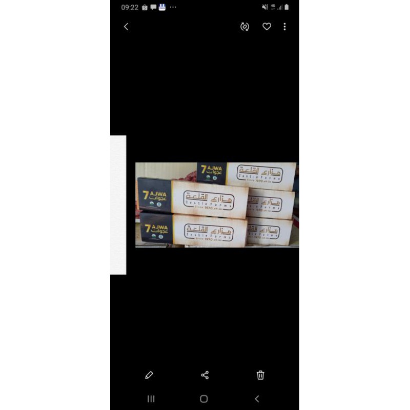 

kurma ajwa kemasan kecil 1 pcs 7 butir