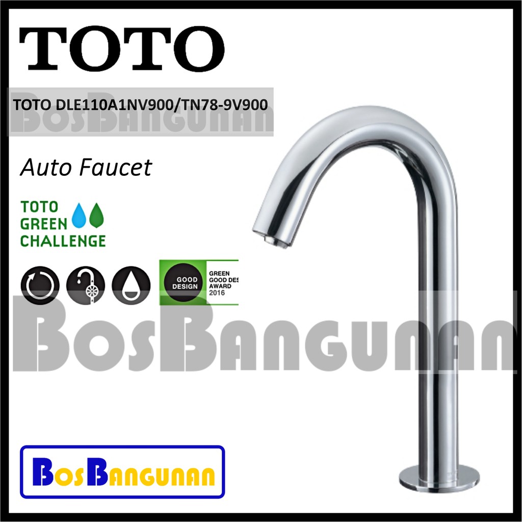 Kran Sensor Toto Dle110a1nv900 Tn78 9v900 Keran Toto Auto Faucet Touchless Toto Faucet Shopee Indonesia