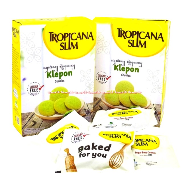 Tropicana Slim Klepon 100gr Membuat Kukis Kue Klepon Hijau TS Onde Onde Onde-Onde Rendah Gula Untuk Penderita Diabet Diabetes Premiks Instan