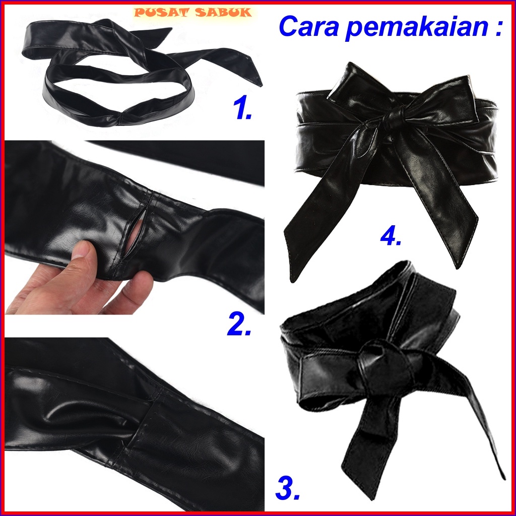 Gesper Lebar Sabuk Ikat Pinggang Belt Wanita Korea Obi Fashion Cewek Gasper besar Hitam Karet Elastis Kekinian Cantik Grosir Murah Jumbo kulit Women Praktis Modis Mewah Pingang