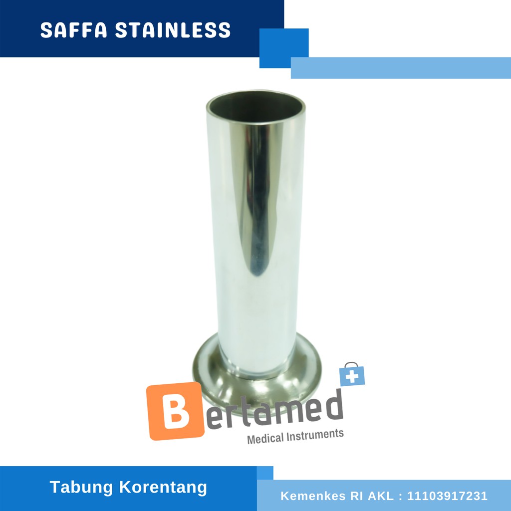 Tabung Tempat Korentang - Stainless Steel