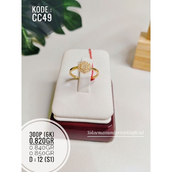 Xn7* Cincin / cincin 300 / cincin 6k / cincin 375 / cincin 8k / cincin emas / cincin emas asli / cin