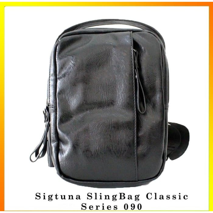 Tas Selempang Sigtuna Slingbag Classic Series 2090 Hitam import original