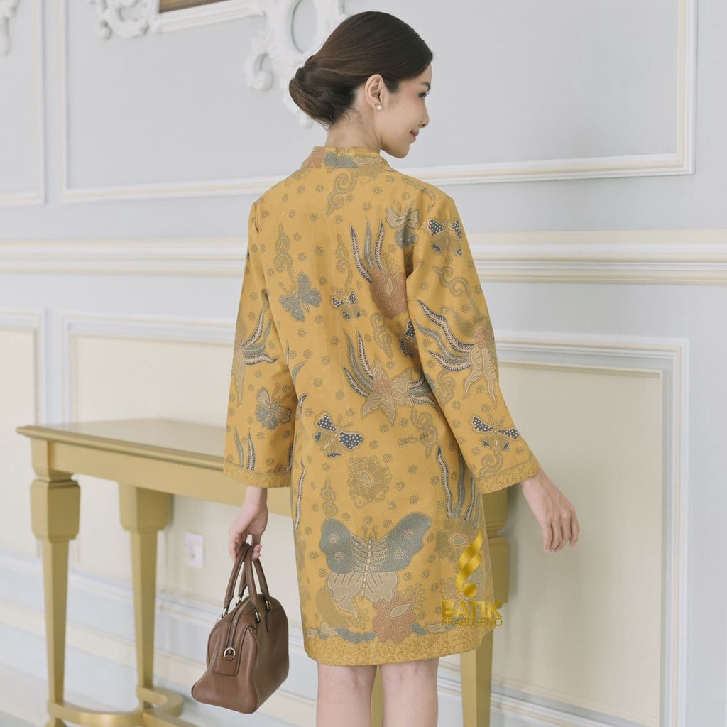 Batik Prabuseno - Lisna Tunik Batik Wanita Lengan Panjang-2