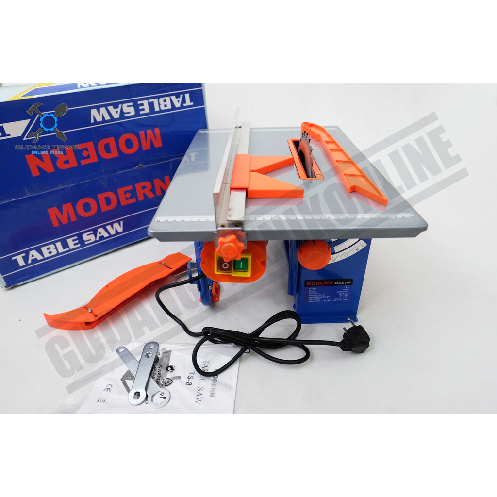 Modern TS-8 / Table Saw Modern TS 8 / Meja Potong Modern 8Inch Gergaji Kayu Circular Saw Modern TS8