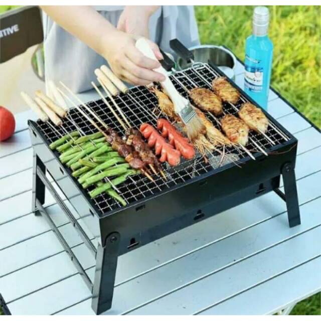 ALAT PEMANGGANG PORTABLE BARBECUE GRILL PIXTON /BAYAR DITEMPAT/MEDAN