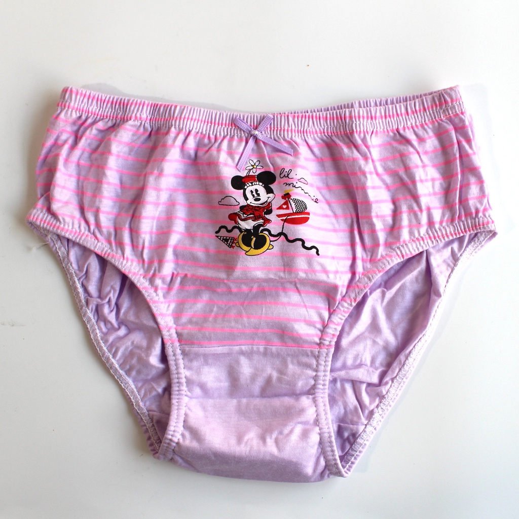 SET Celana Dalam Anak Perempuan Minnie Mouse Celana Dalam Anak dengan Box Kolor Anak Perempuan Import Minie Mouse