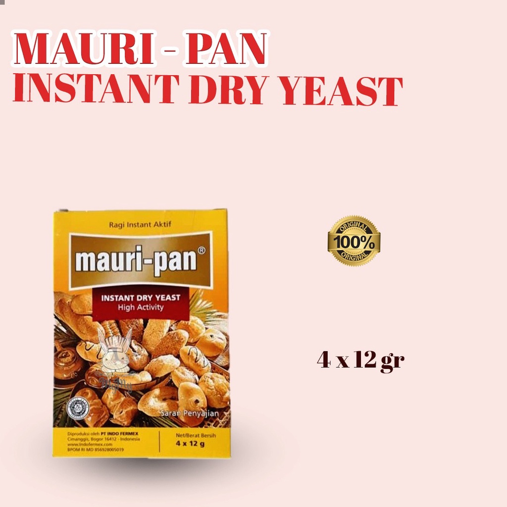 

Mauripan saset 4x12gram / Ragi instant 4x12 gram/Mauripan 4pcs