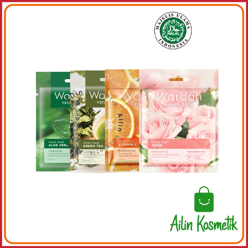 WARDAH Nature Daily Sheet Mask by AILIN