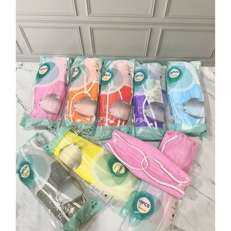 Masker kf94 hijab isi 10 / Masker HIJAB KF 94 / MASKER KOREA HIJAB