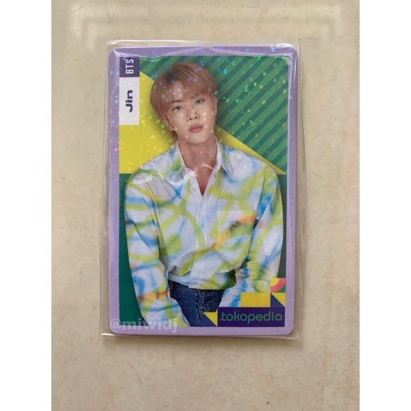 PC BTS JIN Holo Toko Hijau