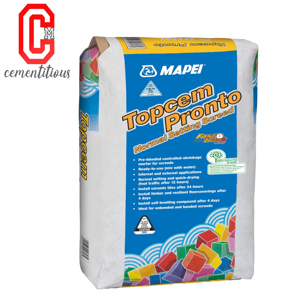 

Cementitious - Mapei TOPCEM PRONTO - 007