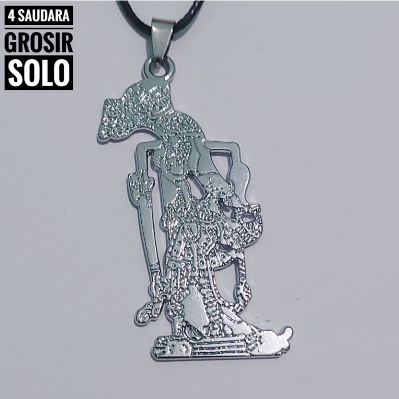 4s Grosir Solo || Kalung Wayang || Kalung Bandul Wayang || Kalung Tali Korean Liontin Wayang Variasi Warna Silver&amp;Gold Bergaya Etnik dan Kasual