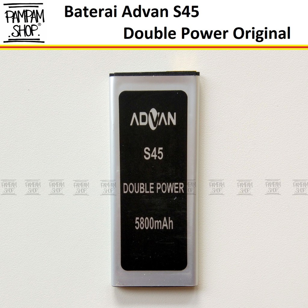 Baterai Advan S45 Double Power Batre Batrai Battery HP