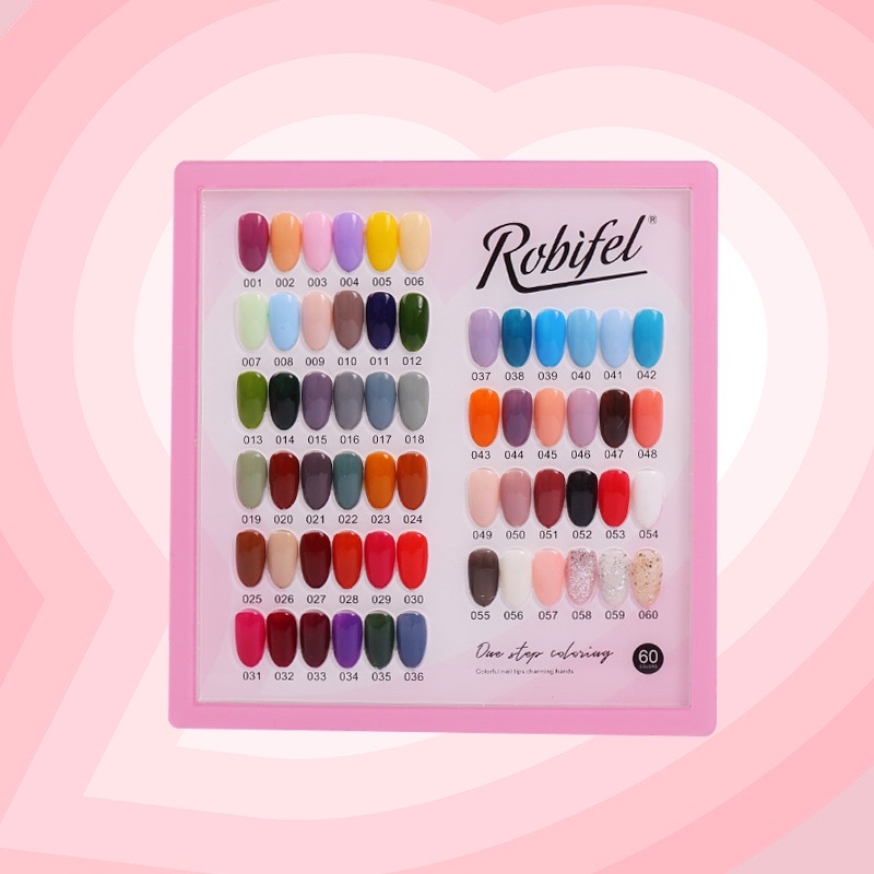 Robifel Set 60 Color Nail Gel Polish Soak Off Uv Gel