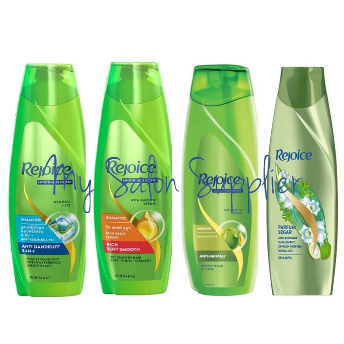 Rejoice Shampoo 150ml Rich Soft Smooth / Anti Dandruff / Anti Hairfall / Parfum Segar