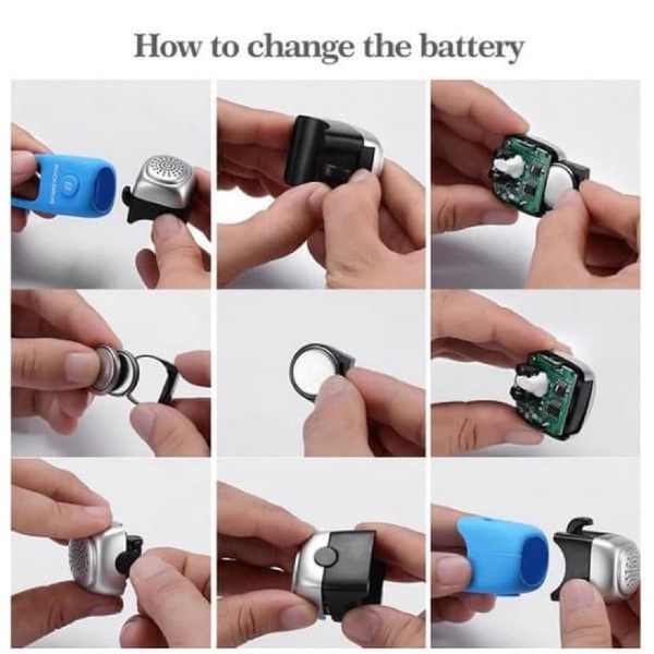 Saelaris_ Rockbros Bell Sepeda Anak Bel Sepeda Elektrik 2 Mode Ringtone