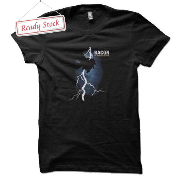 Kaos BACON MEAT CANDY Tshirt Unisex Casual Tees New Cotton Ready Stock [Bisa COD] Siap Kirim