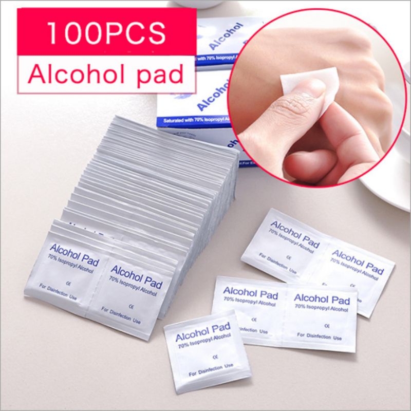 Liferesources Alcohol Pads isi 100 Tissue Alkohol Kapas Alkohol Life Resources 100 Pc