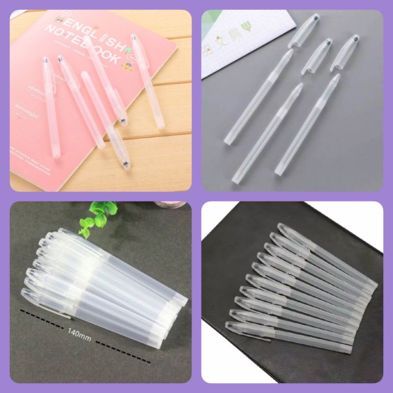 

Pulpen Cover Transparan [ Harap Baca Deskripsi Sebelum Membeli]