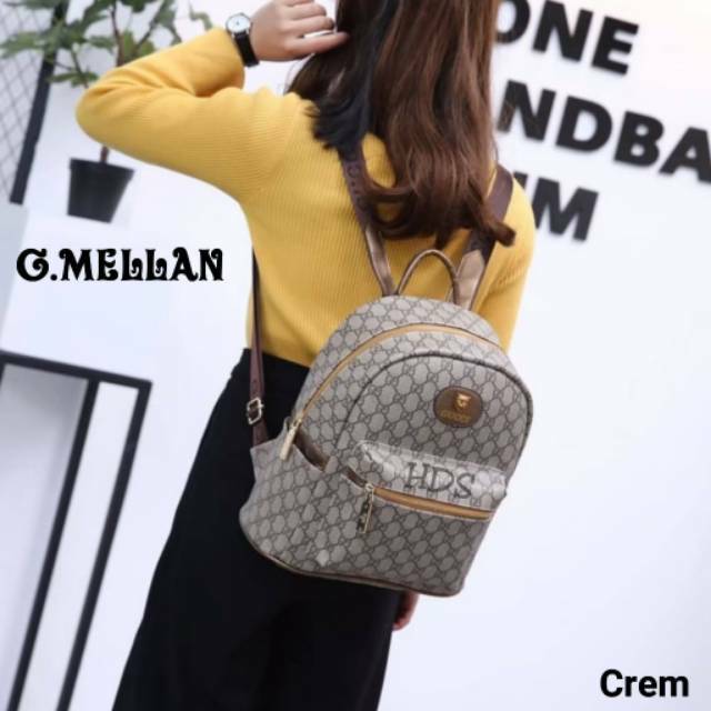 Ransel Gucci 88094#Ransel Kasual Vintage Pesta Dicetak Wanita Bahu Messenger Tas Tangan Selempang