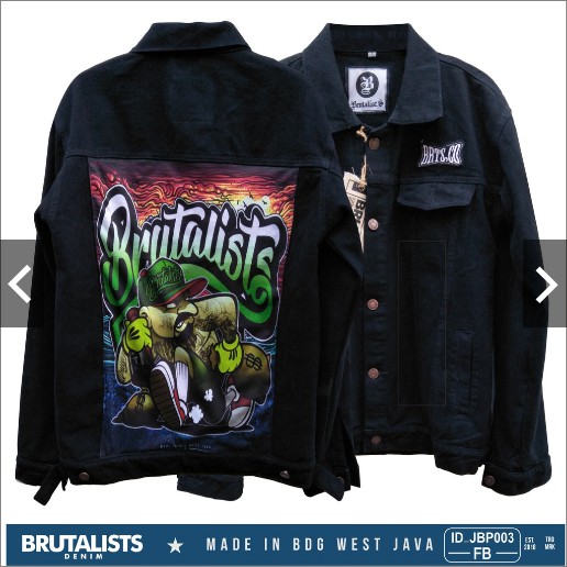 THE ROBERRY JACKET JEANS DENIM LEVIS ORI BRUTALIST JAKET UNISEX KEREN COCOK UNTUK COUPLE PASANGAN