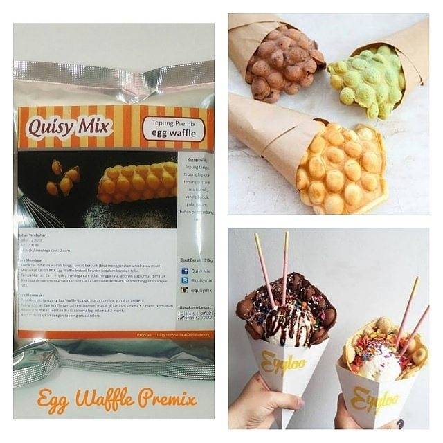 Tepung premix egg waffle Quisy mix