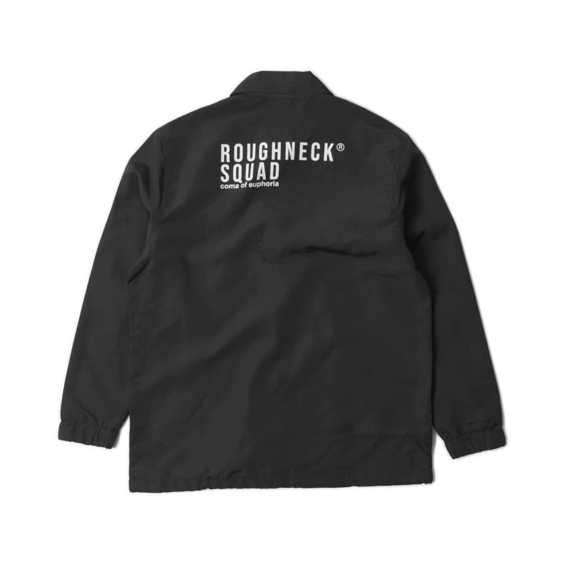 Roughneck CJ099 Black Gotta Fight Coach Jacket / jaket coach roughneck / coach roughneck