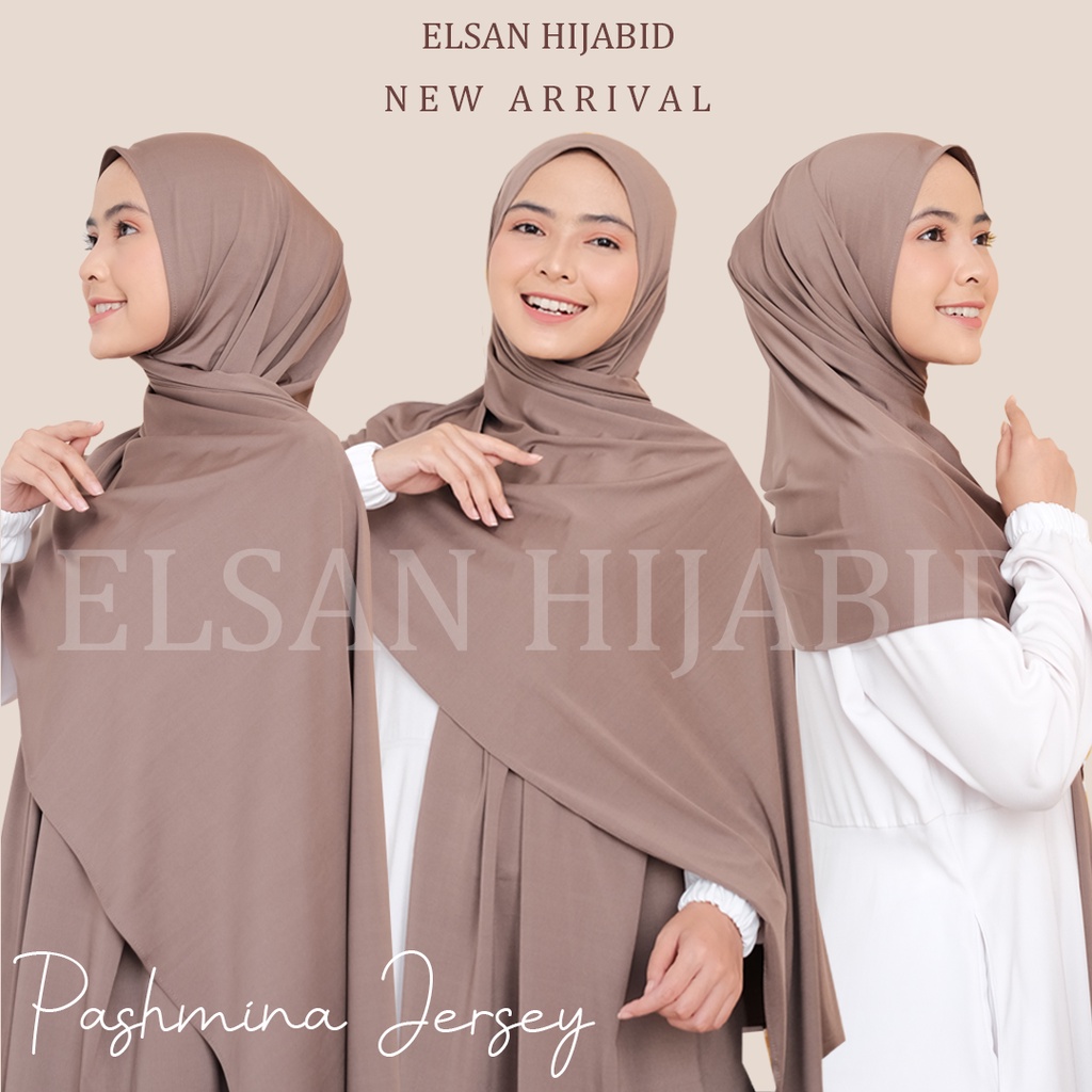 Pashmina kaos Jersey / pashmina meleyot /pashmina jersey instant