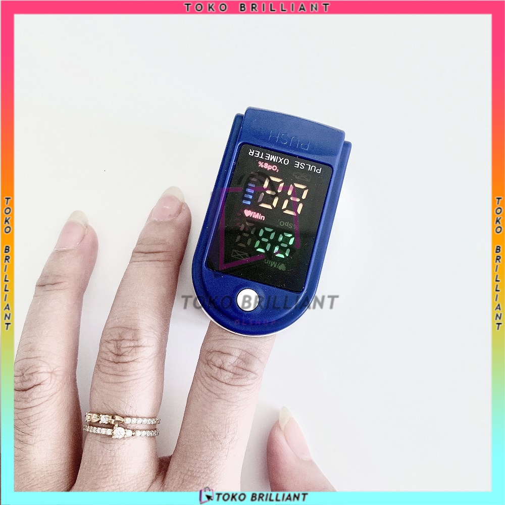 [COD] Fingertp Pulse Oximeter Oxymeter Spo2 alat ukur kadar oksigen darah dan detak