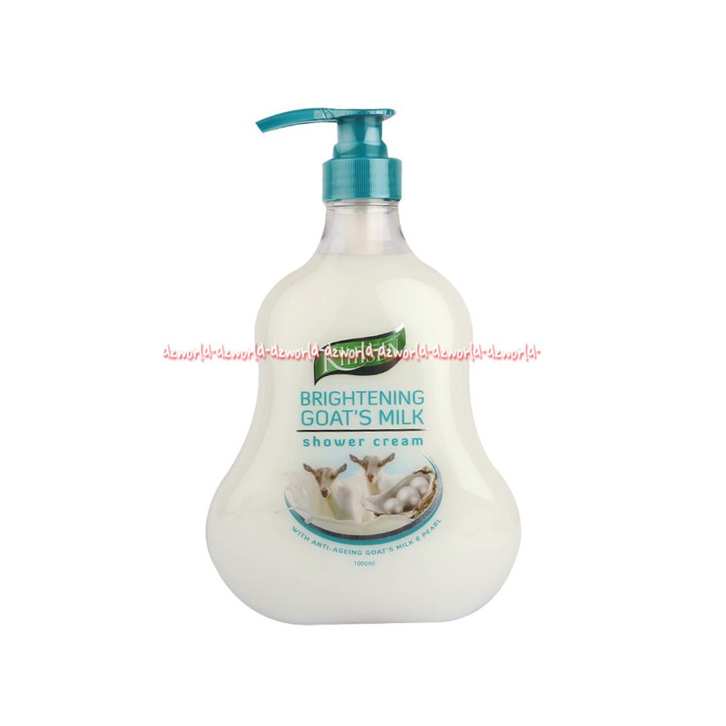 Klinsen Shower Cream Brightening Goat's Milk Sabun Mandi Cair 1000mL