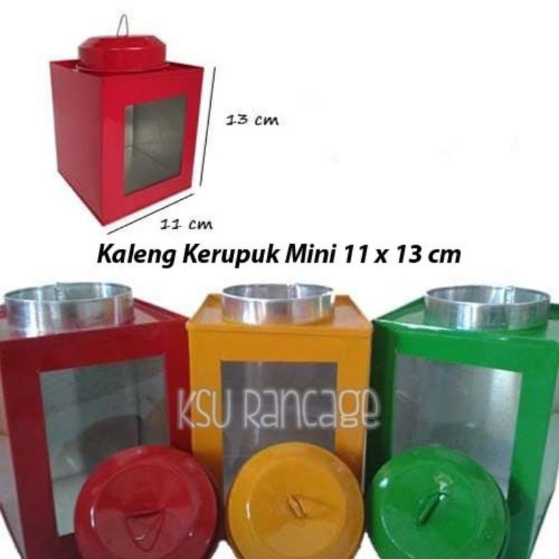 

Kaleng Kerupuk Mini 11 x 13 cm