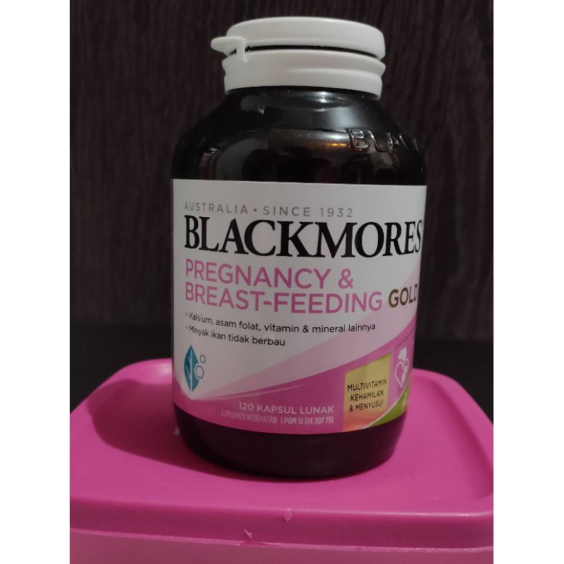 Blackmores Pregnancy &amp; Breastfeeding Gold kemasan Repack [Ecer]