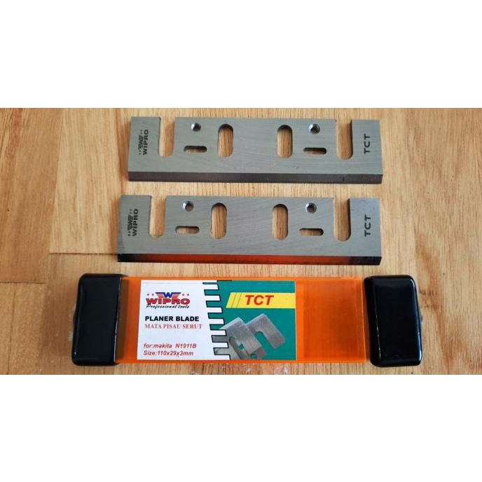 ```````] mata planer 110mm WIPRO / TCT Planer Blade serut ketam pasah N1911B