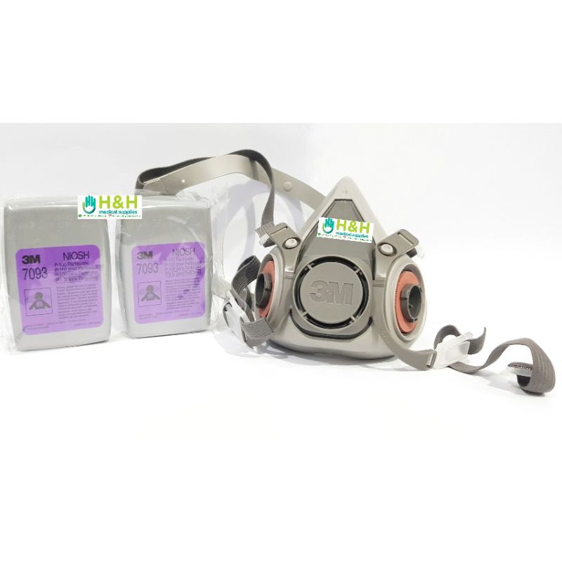 Masker Respirator 3M 6200 with Filter