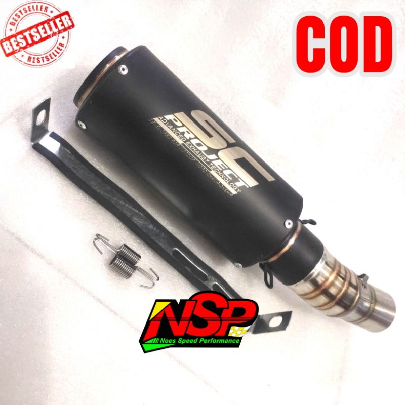 Knalpot SC Project slip on Ninja karbu/fi Yamaha R25/MT25 Honda CBR 250RR ORIGINAL PRODUK