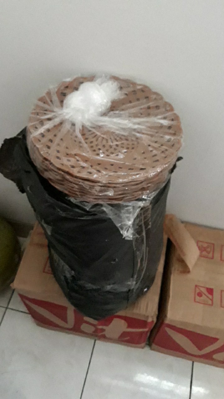 Piring Anyam Rotan Plastik 1pcs