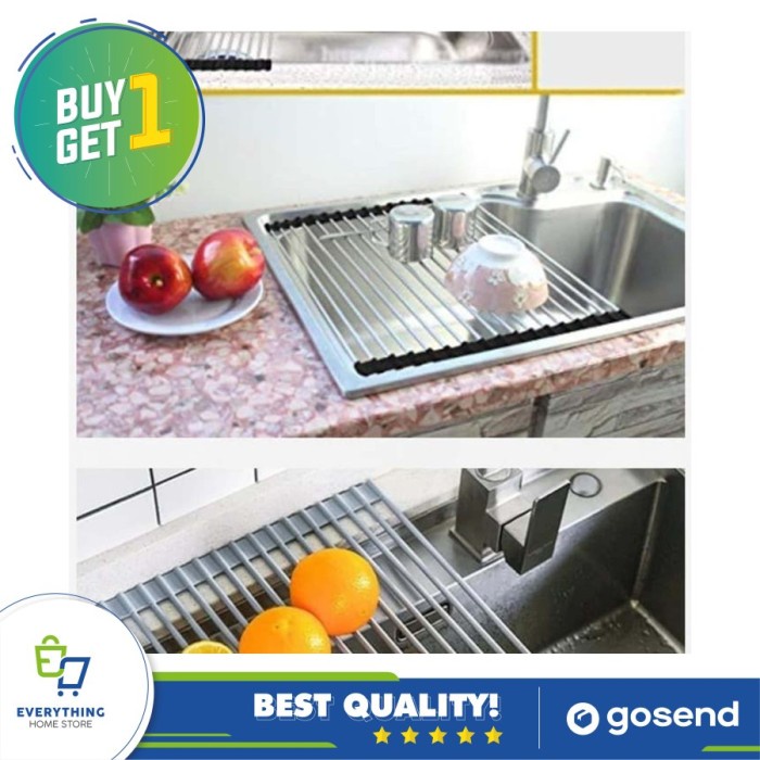 QUALITY BUY 1 GET 2 MAGIC ROLLING DRYING RACK kitchen set PREMIERE
