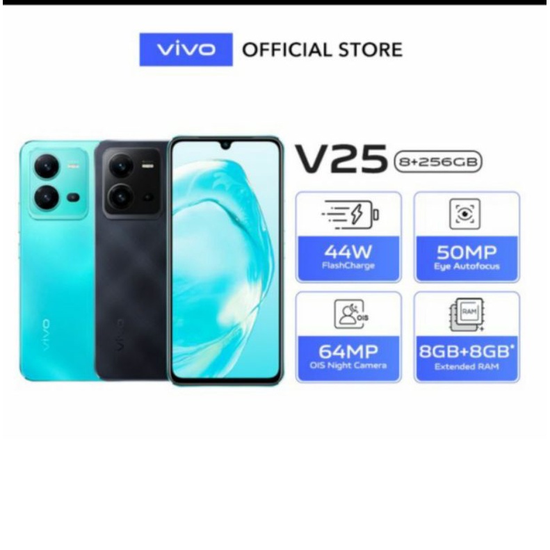 VIVO V25 5G 8/256 | VIVO V25 PRO 12/256 | V25e 8/256 | V25 e 8/128 | V25Pro | T1 5G GARANSI RESMI VIVO