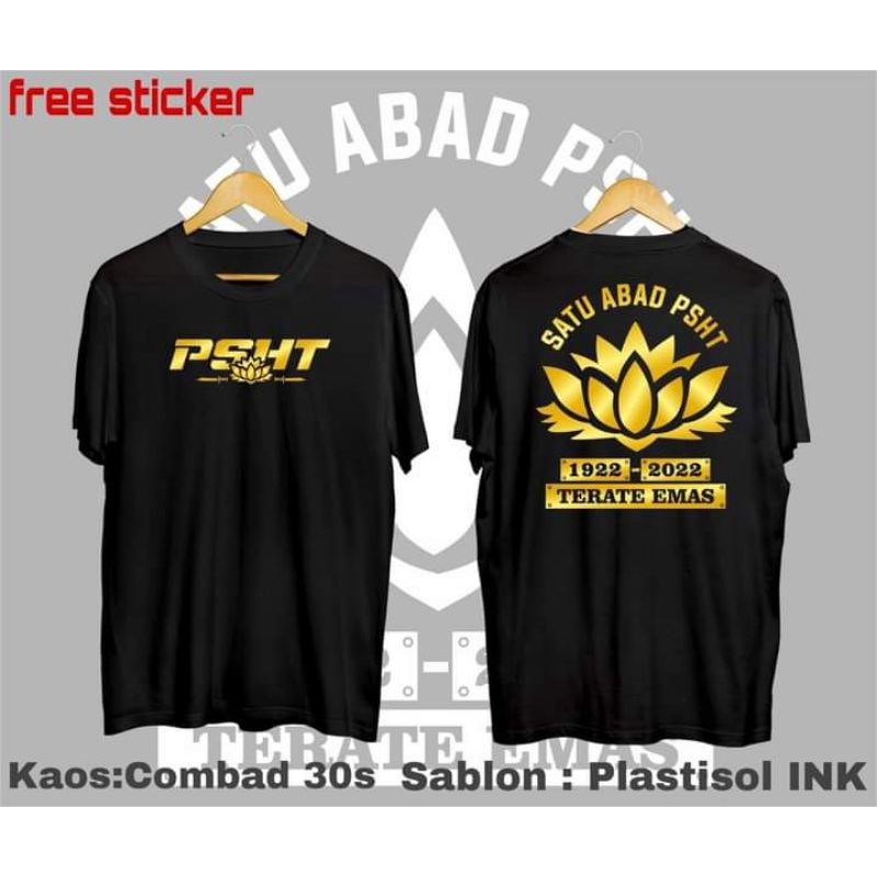 READY KAOS SATU ABAD TERATE EMAS NEW-KAOS TERATE EMAS DISTRO