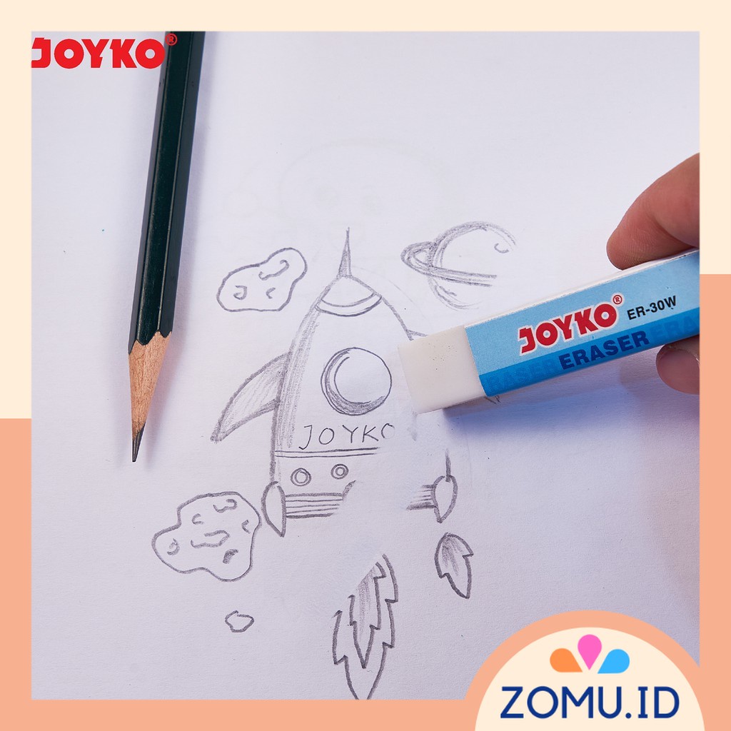 

Penghapus Joyko Panjang Putih Eraser ER-30W