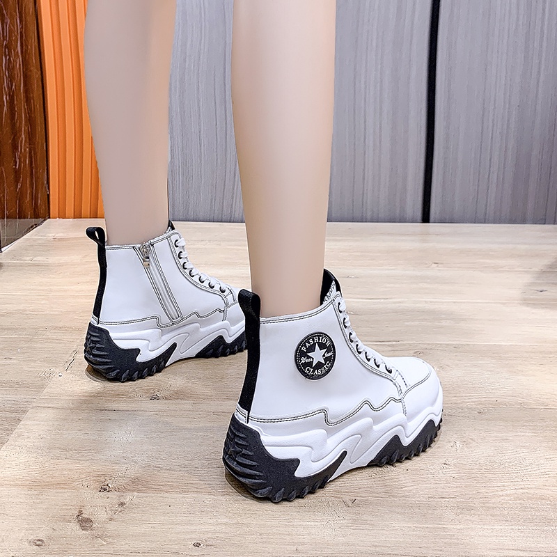 SW320 COD Termurah Sepatu Sneakers Boots Wanita Import Premium