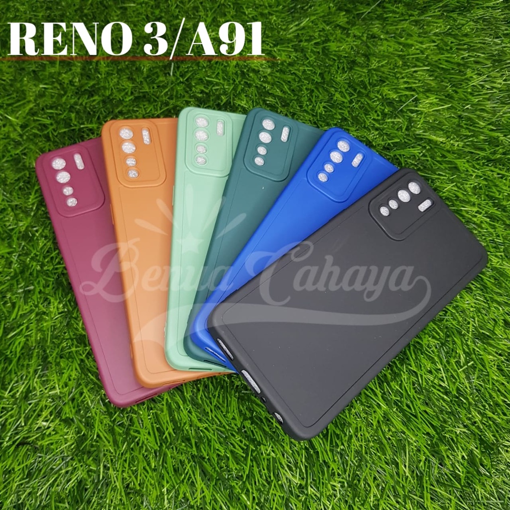 softcase macaron oppo a91   reno 3   reno 4   reno 4f   reno 7z   reno 7 pro case pro camera macaron