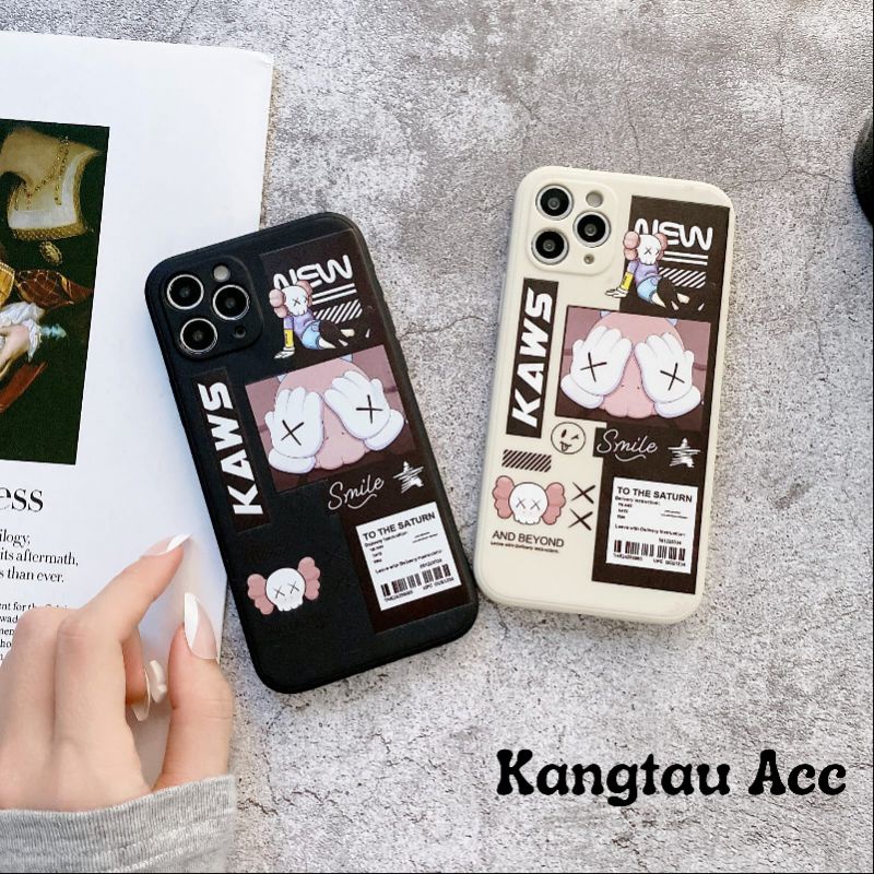 CASE SOFT CASE TPU CASING KAWS FOR REALME 2 2 PRO 5 5i 5S 5 PRO C20 C11 2021 C21 C21Y C25Y C25 C25S 