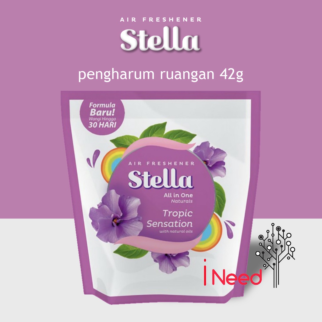 (INEED) STELLA Pengharum Ruangan | Stella Air Freshener All in One - Stella All in One 42g