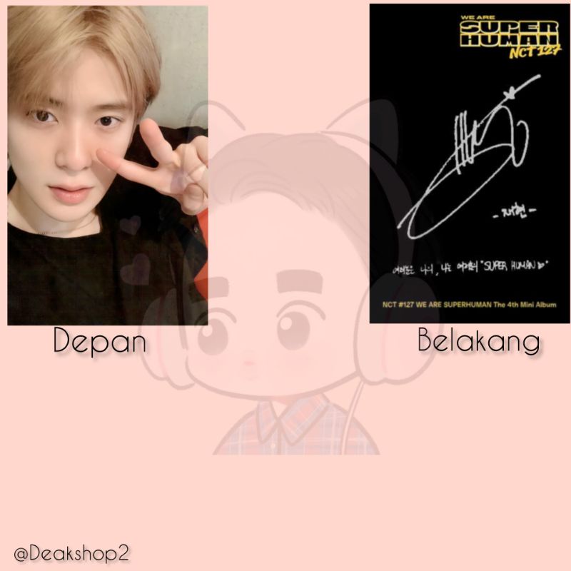 PC JAEHYUN SUPERHUMAN 2 JARI ❗DESKRIPSI❗