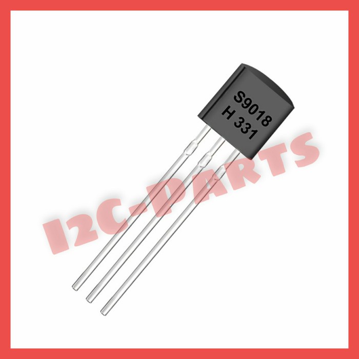 S9018 NPN 9018 TO-92 Epitaxial Silicon Planar Transistor HCGB