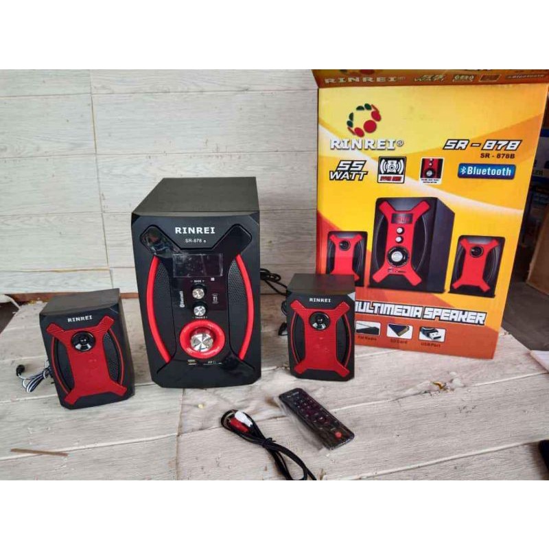 Speaker Bluetooth Karoke Rinrei SR 878B & 878