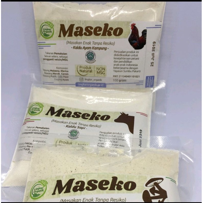 

Maseko Kaldu Refil Lungkar Organic 100gr
