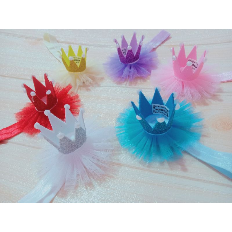 BANDANA BAYI MAHKOTA / PRINCESS BABY HEADBAND